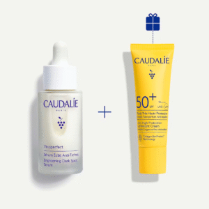 Набір сироватка + термозахист Caudalie Vinoperfect літній дует проти пігментних плям